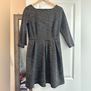 Merona Gray and Black Striped Dress